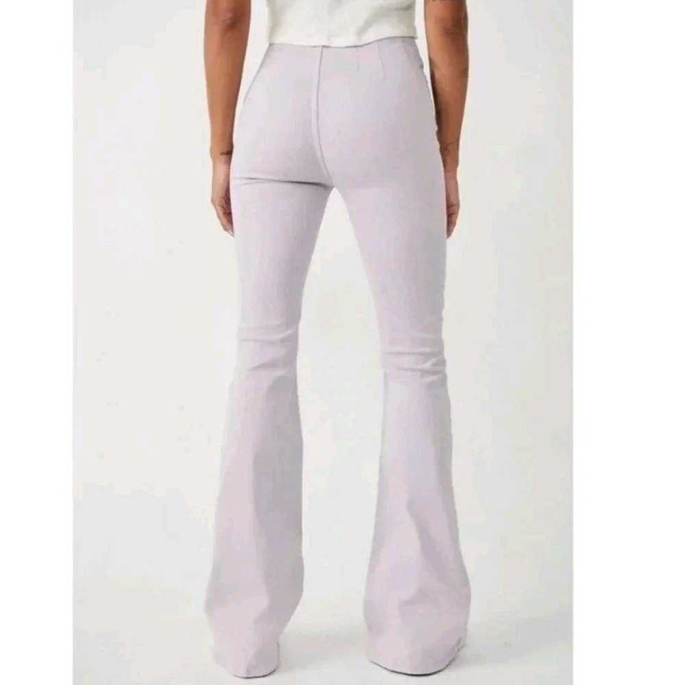 We The Free Jayde Flare Jeans 30 Lilac Purple High Rise - Picture 4 of 12